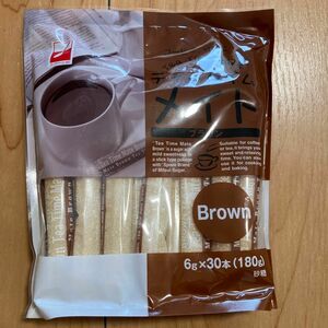 スプーン印 ティータイムメイト ブラウン 1袋 （スティックタイプ） 6gｘ30P=180g 三井製糖 スティックシュガー