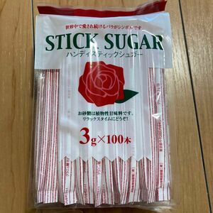 ばら印 ハンディ スティックシュガー 大日本明治製糖 （DM三井製糖） 3gx100本入 グラニュー糖 砂糖