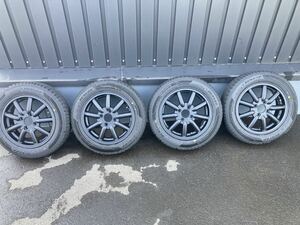 【送料無料】155/65R14 ホイールセット ルマン5+ ファブレスヴァローネMC-9 14×4.5 42 N-BOX タント ムーヴ エブリィ ワゴンR スペーシア 