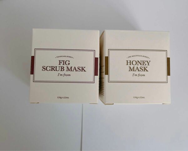 I'm from アイムフロム　ハニーマスク ＆　フィグスクラブマスク FIG SCRUB MASK HONEY MASK 新品