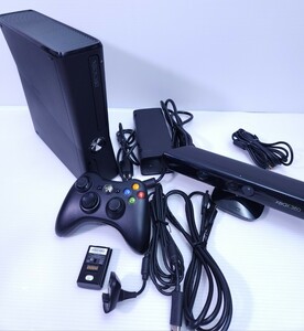  beautiful goods / operation goods Microsoft Microsoft XBOX360S body Model 1439 black + KINECT set (M-61)