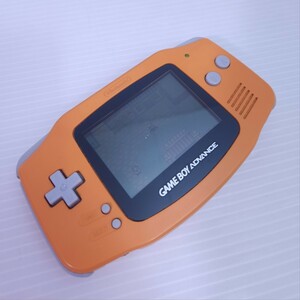 動作品/ 希少品 ゲームボーイアドバンス AGB-001オレンジ Game boy Advance GBAレトロゲーム(M-69)
