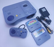 希少品 美品/動作品 レトロゲーム CASIO カシオ LOOPY ルーピー SV-100 ゲームソフトセット(M-44)_画像1