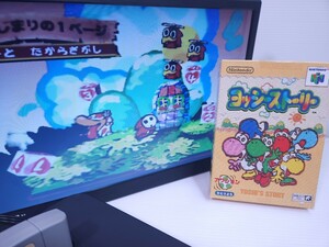 希少 美品 / 動作品N64 ニンテンドウ64 ソフト 箱付 YOSHI'S STORY(~M-64)