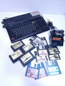 希少品/美品/ 動作品 SONY ソニー HB-F1XD mk2 MSX2 パソコン 本体 ゲームやアクセサリー付き(M-50)