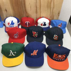 ③ MLB STARTER Fitted など オールドキャップ 帽子 ベースボールキャップ まとめて ヴィンテージ 73/8〜フリー メジャーリーグ