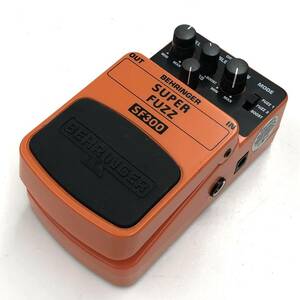 11 BEHRINGER SF300 SUPER FUZZ ファズ ベリンガー エフェクター 通電確認のみ 動作未確認 現状品 ジャンク品