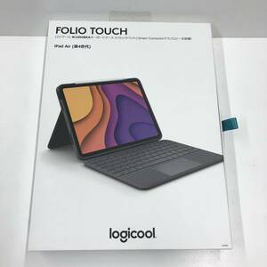 ロジクール FOLIO TOUCH iPad Air 第4世代用 iK1094BKAキーボードケース トラックパッド 美品 Logicool