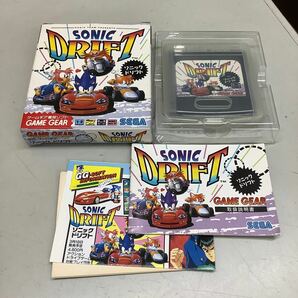 (26) SEGA SONIC DRIFT GAME GEAR ソニックドリフト ゲームギア ソフト 現状品 動作未確認 の画像2