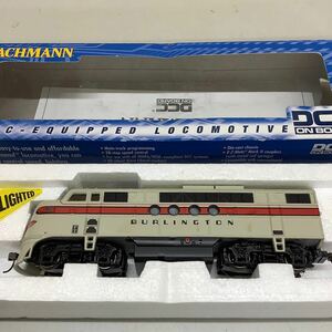 ① BACHMANN DCC BURLINGTON HOゲージ 外国車両 現状品 動作未確認 ジャンク扱い