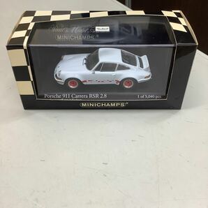 ① MINICHAMPS ミニチャンプス PORSCHE ポルシェ 211 カレラ RSR 2.8 1/43 ミニカー の画像1