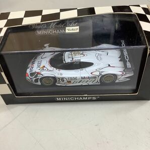 ⑩ MINICHAMPS ミニチャンプス PORSCHE 911 GT1 ルマン 1998 Winner 1/43 ミニカー の画像1