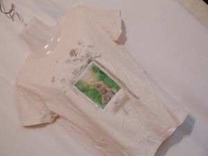 ssyy324 ELLE＆vanessabruno 半袖 Tシャツ カットソー アイボリー系 ■ フロントプリント ■ クルーネック カジュアル