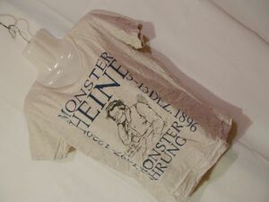 ssyy715 Design Tshirts Store graniph 半袖 Tシャツ ベージュ ■ フロントプリント ■ 綿混素材 カジュアル Mサイズ