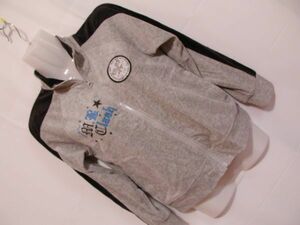 ssyy611 m.b clash Kids girl long sleeve jacket gray # badge # print line casual cotton . material 150 size 