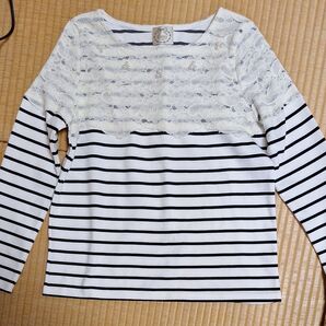tocco closet 長袖 カットソー ボーダーカットソー
