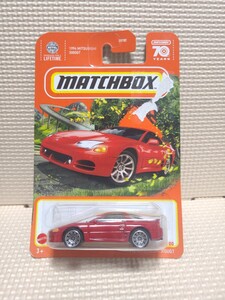 レア マッチボックス 1994 MITSUBISHI 3000GT 赤 MATCHBOX カード剥がれ有 三菱 3000GT 三菱GTO GTO 