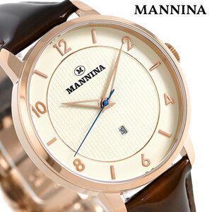 MANNINA (マンニーナ) 腕時計 MNN001-03 ブラウン