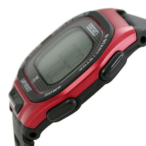 セイコー ランニングウォッチ メンズ 腕時計 ソーラー デジタル SBEF047 SEIKO プロスペックス レッド×ブラックの画像3