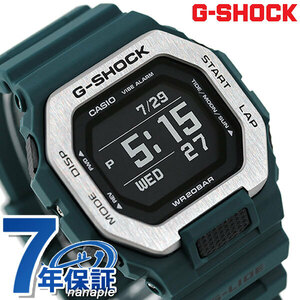 G-SHOCK G shock G ride Bluetooth Tide Graph men's wristwatch GBX-100-2DR CASIO Casio clock black × green 