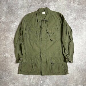 【men108TA】 60's 米軍 U.S.ARMY Jungle Fatiue Jacket 3rd MEDIUM-LONGR ジャングルファティーグ アメリカ軍 ノンリップ ヴィンテージ