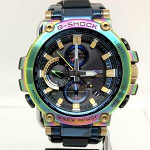 中古 G-SHOCK ジーショック CASIO カシオ 腕時計 MTG-B1000RB-2AJR ルナレインボー アナログ 電波ソーラー MT-G 20th【IT1AHKNB4MVJ】