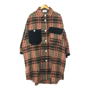 hache アッシュ 【lay3629M】 M73071202 WILD LONG JACKET ワイルドロングジャケット コロネット株式会社 レディース タグ付き チェック MR