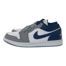 NIKE ナイキ 【men3621M】 WMNS AIR JORDAN 1 LOW STEALTH/FRENCH BLUE-WHITE エアジョーダン 1 DC0774-042 スニーカー シューズ 美品 51N_画像2