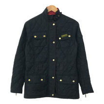 Barbour バブアー 【lay3665M】 キルティングジャケット L2193 ジャンパー BLK ブラック 黒 ポリアミド レディース ブランド 美品 MR_画像1