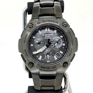 中古 G-SHOCK ジーショック CASIO カシオ 腕時計 MRG-7500BJ-1A MR-G 最上級 電波ソーラー ブラック チタン アナログ 【IT98JIZ44G17】