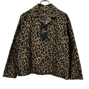 Needles 【men696Y】 タグ付 22AW L/S Cabana Shirt PE/C/N Leopard Jq. トップス アウター レオパード カバナシャツ LQ196 ニードルス HC