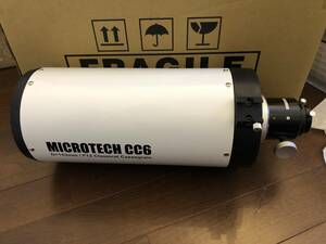 【中古】MICROTECH　CC6　口径153mm　F12　純カセグレン鏡筒　焦点距離1836mm