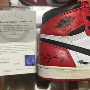 1994 Jordan 1 Chicago マイケル・ジョーダン直筆サンイの画像3