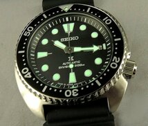 ② SEIKO PROSPEX SRPE93 DIVER'S 200m AUTOMATIC MADE IN JAPAN セイコー ダイバー 日本製 4R36 海外モデル 中古美品 英語／スペイン語_画像8