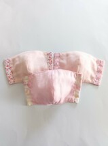 園児用立体マスク３枚入り(シャボン玉・チューリップ・小花)ハンドメイド★送料無料★_画像4