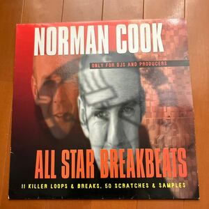 試聴済　NORMAN COOK - ALL STAR BREAKBEATS ノーマンクック　サンプリングネタブレイクビーツ　 ハウス　ダンス