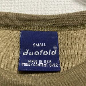 80s 90s デュオフォールド duofold USA製 ビンテージ ヴィンテージ カットソー ロンt サーマル Tシャツ tee アメリカ製 古着 オールド