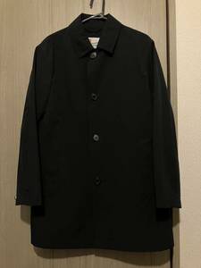 ★美品★Traditional WeatherwearトラディショナルウェザーウェアWAVERLYウェーバリー/ステンカラーコート36Sブラック★マッキントッシュ