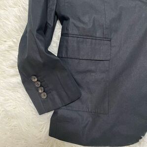 極美品 希少 48 サイズ Dior HOMME ディオールオム 04ss エディ期 strip period jacket テーラードジャケット 4EH1022843 ブラック メンズの画像6