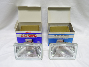小糸製 新品 角型4灯式 ハロゲン ヘッドライト ハイビーム 内側 2個 ポジション無し 角目4灯 430 720 GC210 F30 117 