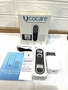 300万画質 インターホン ワイヤレス 工事不要 【Alexa対応】、UCOCARE ビデオドアベルワイヤレス 、インターホン カメラ付きワイヤレス