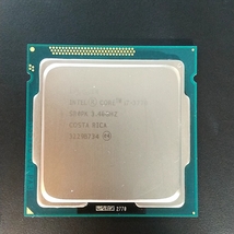 【動作確認済】Intel Core i7-3770 3.40GHz-3.90GHz PCパーツ CPU 第3世代 LGA1155 4C8T_画像1