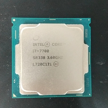 【動作確認済】Intel Core i7-7700 3.60GHz-4.20GHz PCパーツ CPU 第7世代 LGA1151 4C8T_画像1