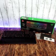 【動作確認済】RAZER HUNTSMAAN V2 ゲーミングキーボード RZ03-03930800-R3j1 赤軸 USB 有線 アルファベットのみ刻印 オプティカル _画像1