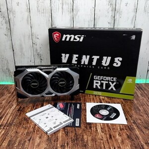 【動作確認済】MSI グラフィックボード NVIDIA GEFORCE RTX 2070 VENTUS 8GB GDDR6 HDMI D-port PCパーツ グラボ