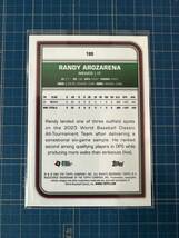 2023 Randy Arozarena Topps World Baseball Classic Base Image Variations Black Difractor /10_画像2