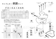 ■ FH-5219NF/R　VT250F FE MC08　キャブレター リペアキット　キースター　燃調キット　6_画像4