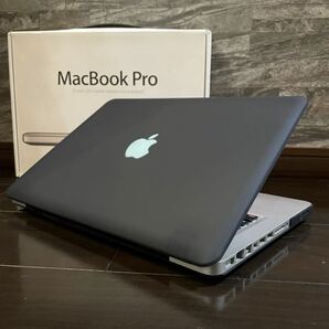 【整備済】MacBook Pro i5 新品SSD256GB macOS&Windows10Pro メモリ8GB 2021年Office CPUグリス新品塗布 マットブラックカバー◎の画像4