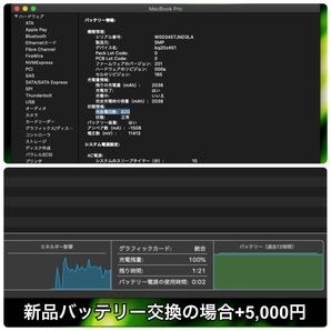 【整備済】MacBook Pro i5 新品SSD256GB macOS&Windows10Pro メモリ8GB 2021年Office CPUグリス新品塗布 マットブラックカバー◎の画像9