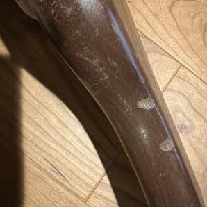 マルシン モデルガン 金属 UZI用 木製ストック (傷と錆あり)の画像3